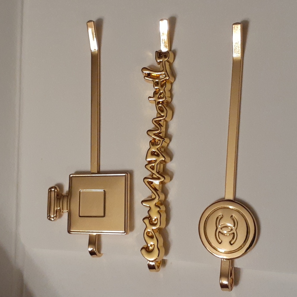 Chanel parfums COCO Mademoiselle hair pins New 3 piece